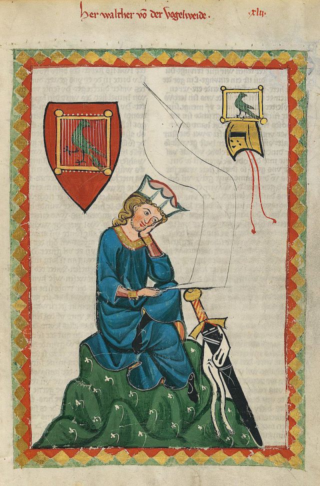 Walther_von_der_Vogelweide c. 1300